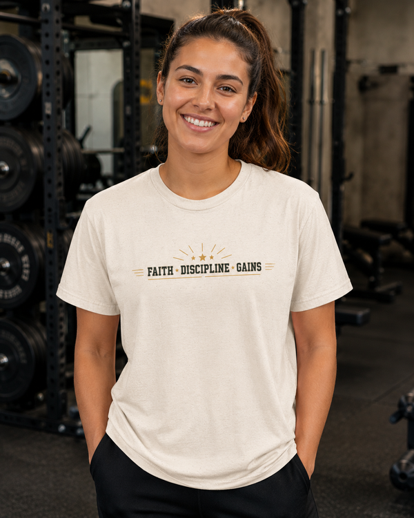 Christian fitness double-sided tee - unisex regular fit