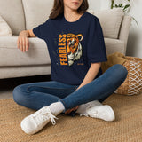 Fearless Tiger motivational t-shirt color option