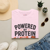 Powered by Protein and Poor Decisions Shirt | Funny Gym T-Shirt