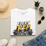 Every Rep Counts skeleton gym t-shirt color option