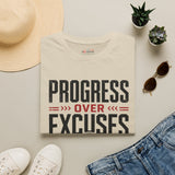 Progress Over Excuses Shirt | Motivational Fitness Tee