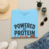 Powered by Protein and Poor Decisions Shirt | Funny Gym T-Shirt