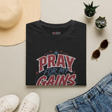 Pray For My Gains gym t-shirt color option