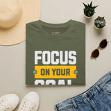 Focus On Your Goal gym t-shirt color option