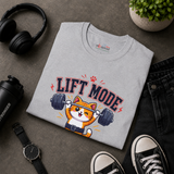 Lift Mode Cat Shirt | Funny Cat Gym T-Shirt