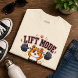 Gift for cat mom who lifts - Purr Lift Repeat funny gym tee
