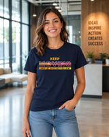 Keep Moving Forward tee styled casually - motivational gift shirt