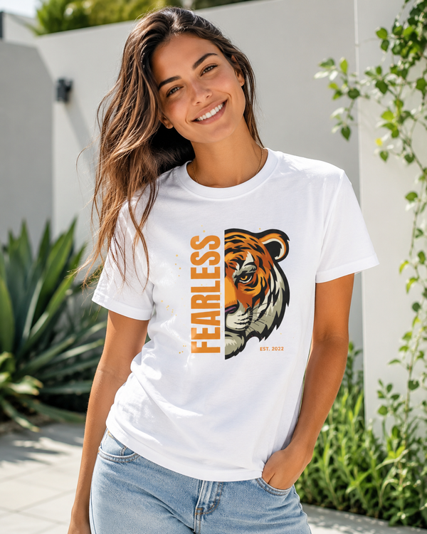 Animal print motivational tee - unisex regular fit