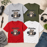 Muscles In Progress Shirt | Funny Gym T-Shirt