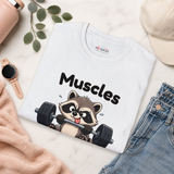 Gift for new gym-goer or comeback athlete - Muscles In Progress t-shirt
