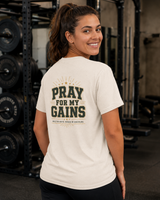 Faith Discipline Gains gym t-shirt color option