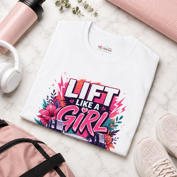 Women's weightlifting tee - regular fit pump cover