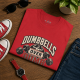 Dumbbells Over Dumb People Shirt | Funny Gym T-Shirt