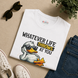 Funny Duck sarcastic t-shirt color option
