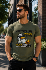 Funny gift for dry humour lovers - Funny Duck sarcastic t-shirt