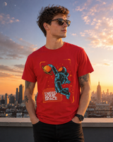 I Need Some Space astronaut tee worn casually - funny gift for introverts