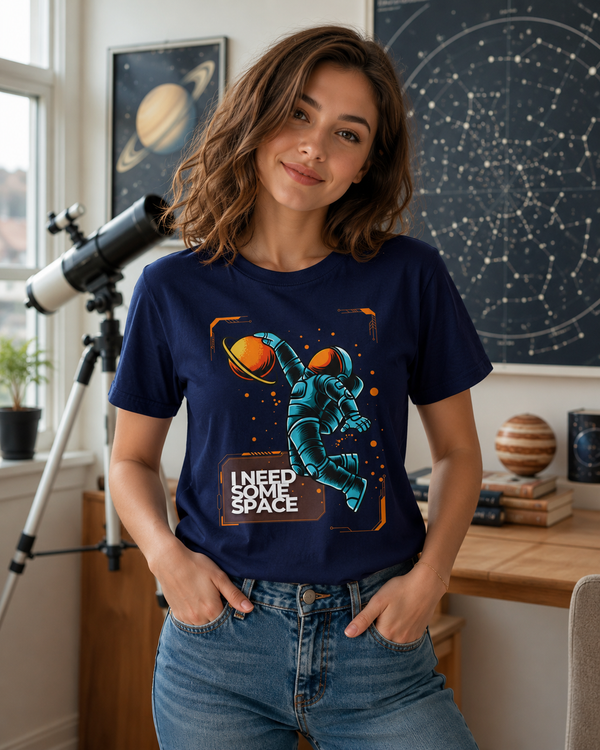 Introvert humor astronaut tee - unisex regular fit