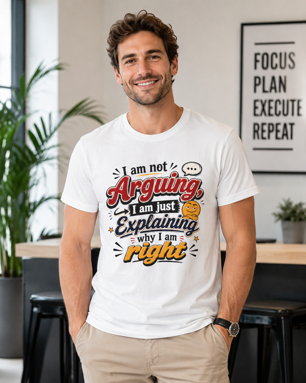 Confident opinionated humor tee - unisex regular fit