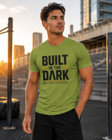 Gift idea featuring the Built in the Dark t-shirt design