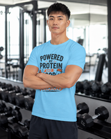 Powered by Protein gym t-shirt color option