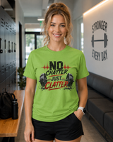 No Chatter Just Clatter t-shirt color option
