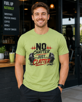 Gift idea featuring the No Chatter Just Clatter t-shirt design
