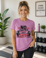 No Chatter Just Clatter t-shirt color option