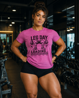 Leg Day Loading t-shirt color option