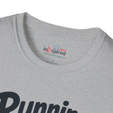 Running Late Is My Cardio coffee t-shirt color option