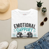 Emotional Support Dumbbell gym t-shirt color option
