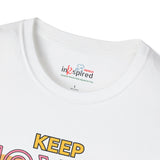 Keep Moving Forward motivational t-shirt color option