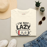 Energy-Saving Mode sarcastic t-shirt color option