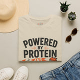 Powered by Protein and Poor Decisions Shirt | Funny Gym T-Shirt